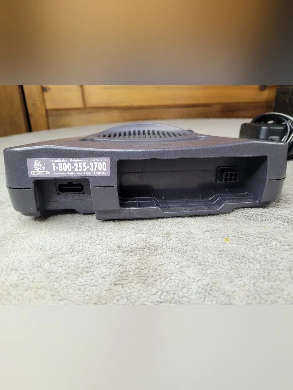 Nintendo 64 N64 Gray Console w/ Jumper Pak NUS-007 & Controller Tested Works